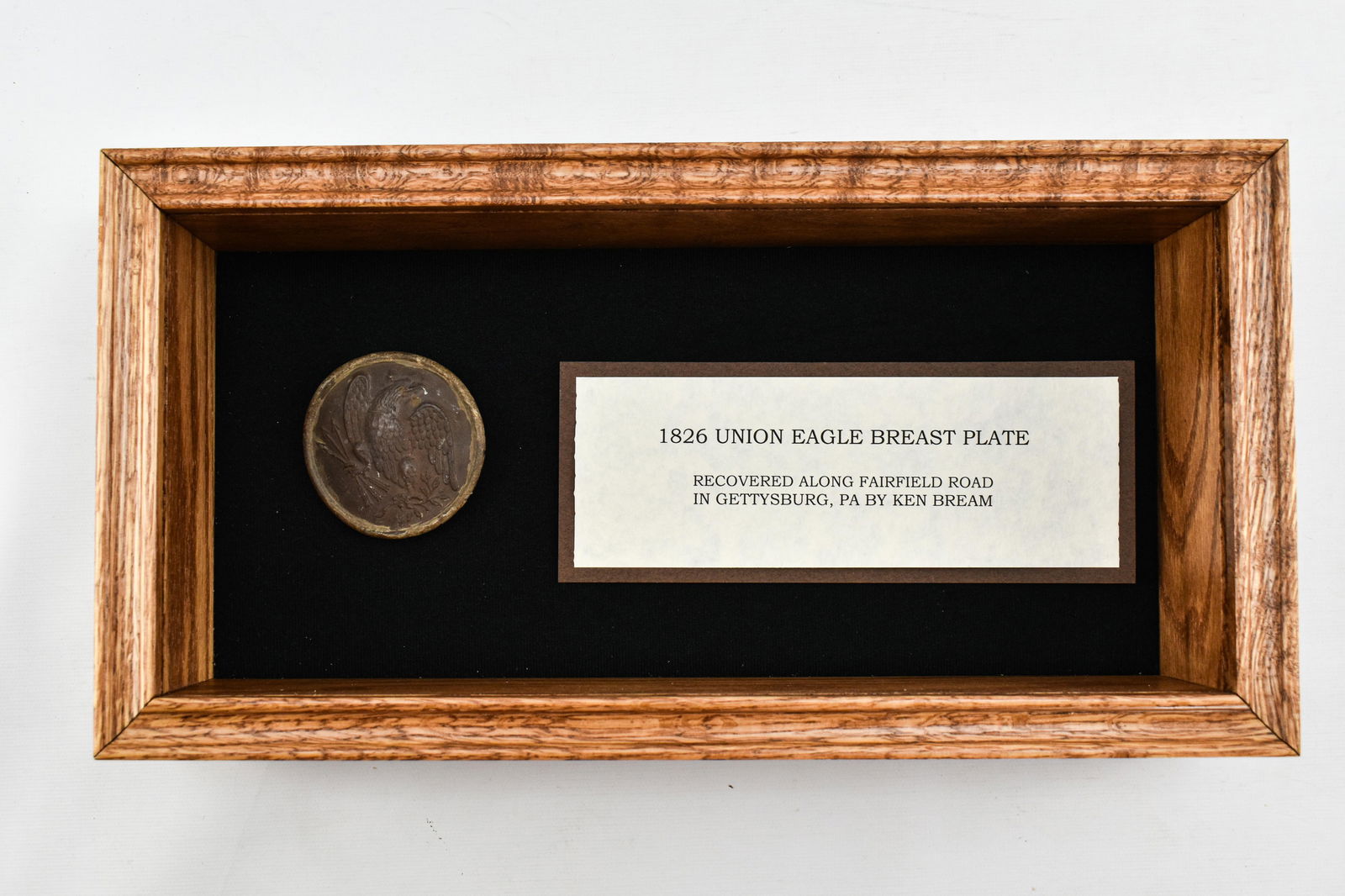 Civil War Gettysburg Union Soldier Eagle Breast Plate, Pattern 1826 (1 of 12)