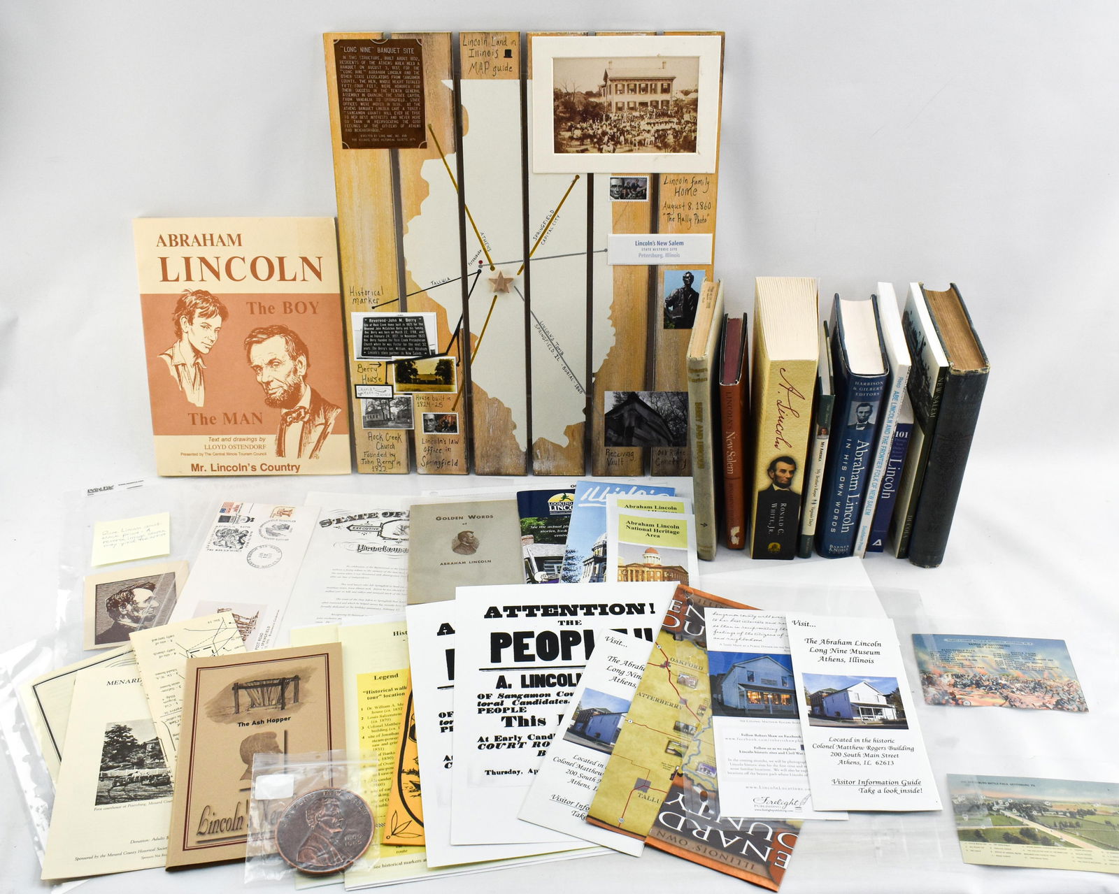 Collection of Abraham Lincoln Ephermera and Books (1 of 19)