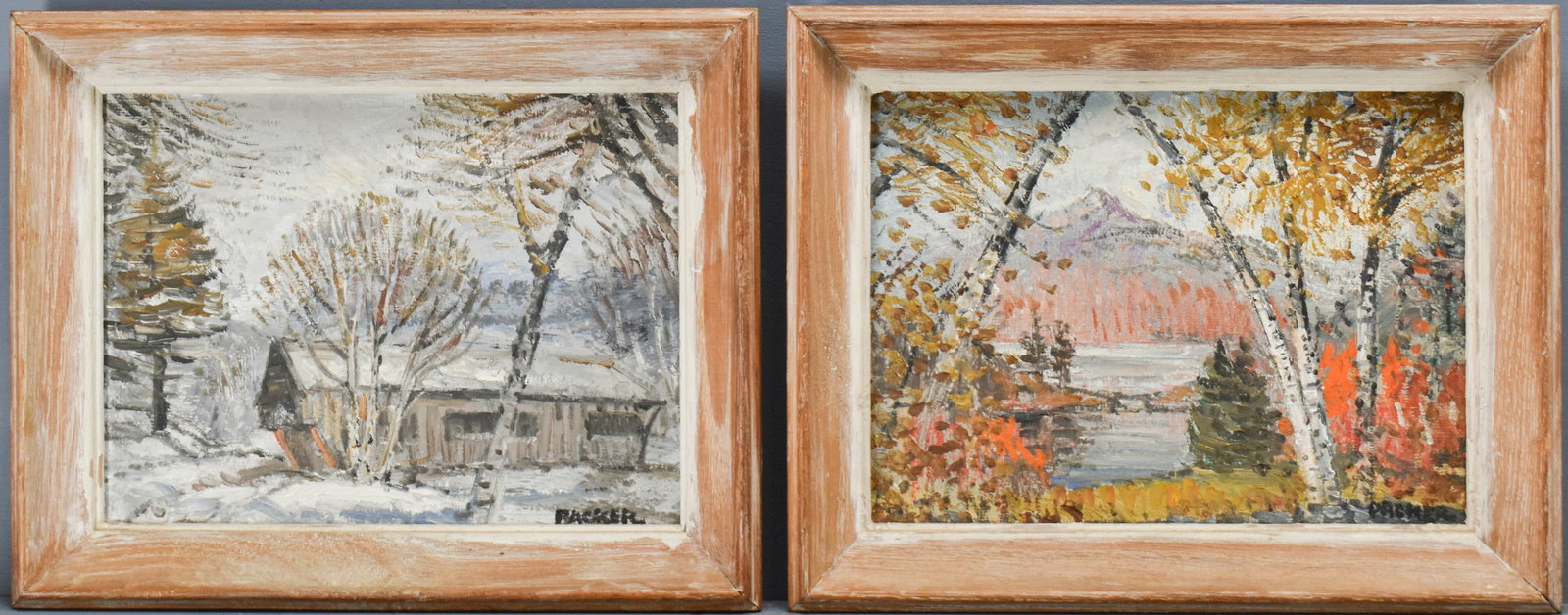 Pair of George D. Packer (1856-1935) Paintings (1 of 7)