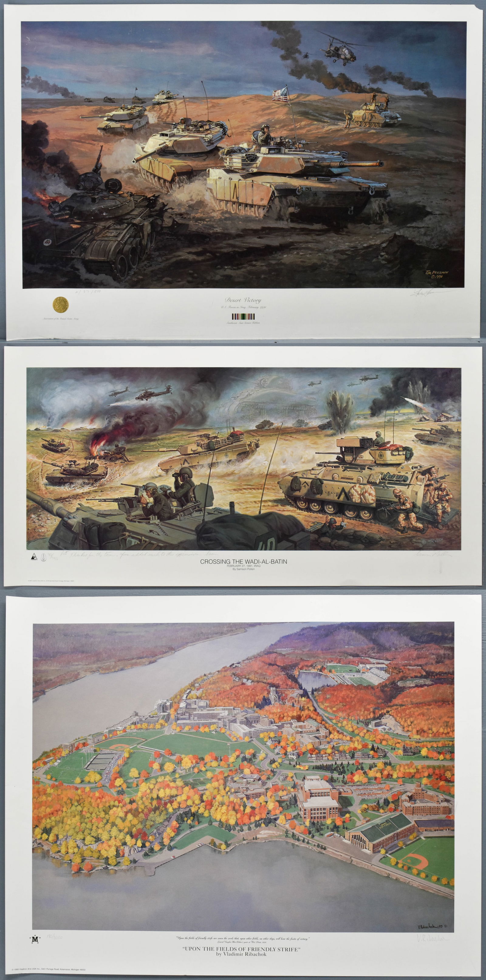 Grp 4 1990's Military Prints and Posters (1 of 18)