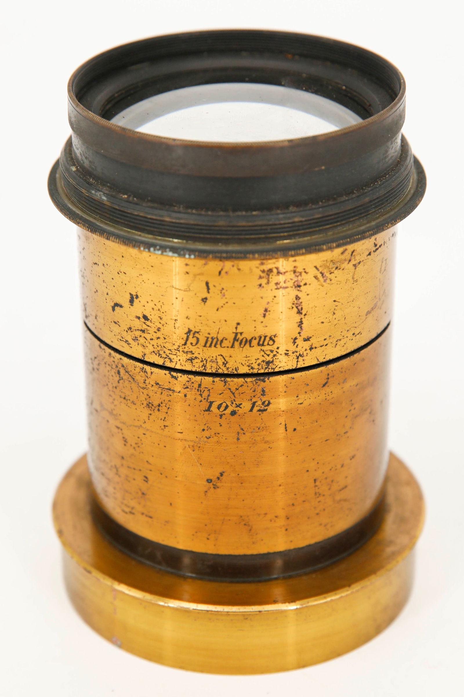 James W. Queen & Co Philadelphia Brass rectalinear Lens (1 of 8)