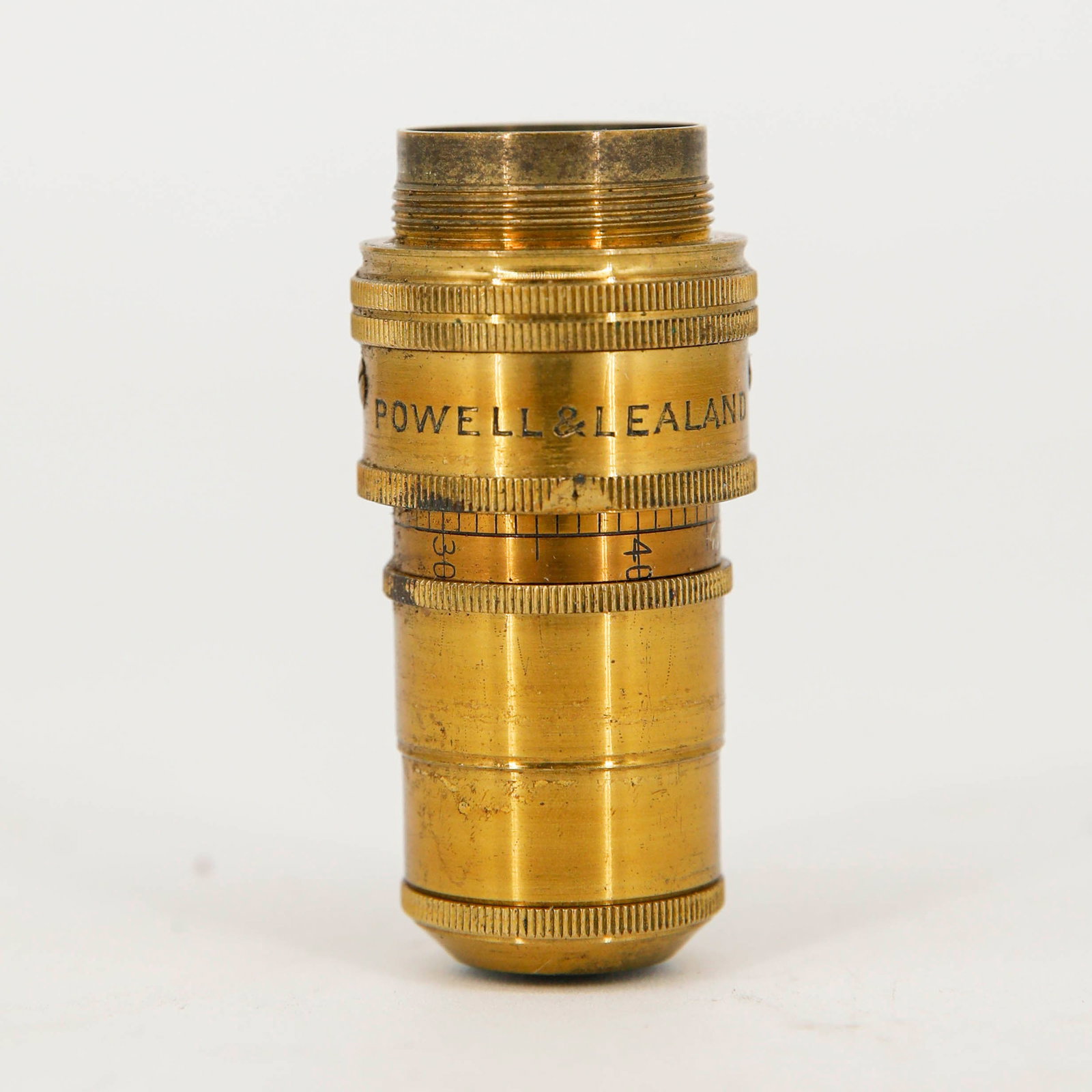 Early Brass Microscope Objective by Powell & Lealand (1 of 7)