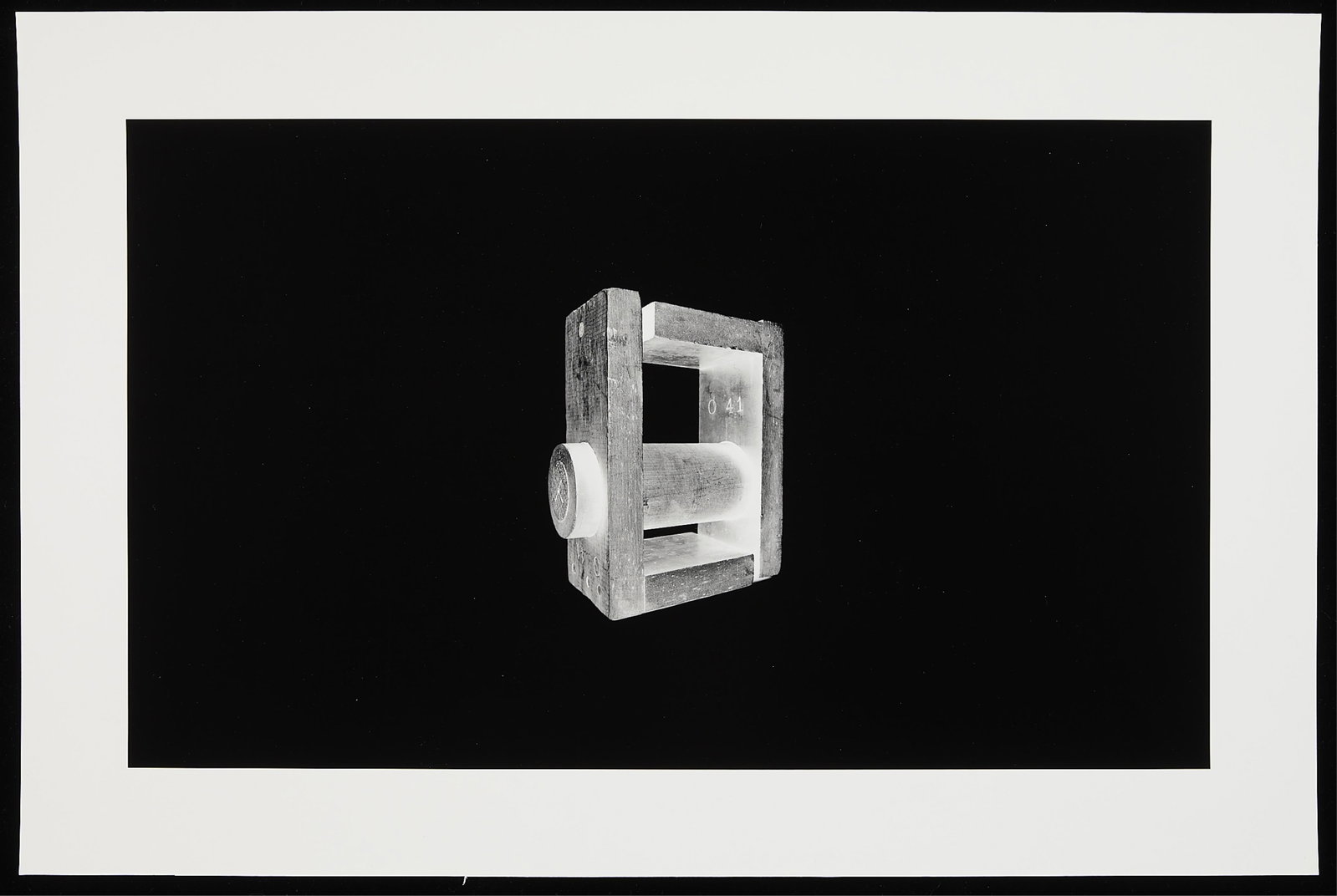 Mathew Gamber "Woodpattern Form" Print: Mathew Gamber "Woodpattern Form" print. From the Artist of the Month Club, with COA. Signed and Numbered. From guest curator Patrick Amsellem. Unframed. 24"H x 16"W.