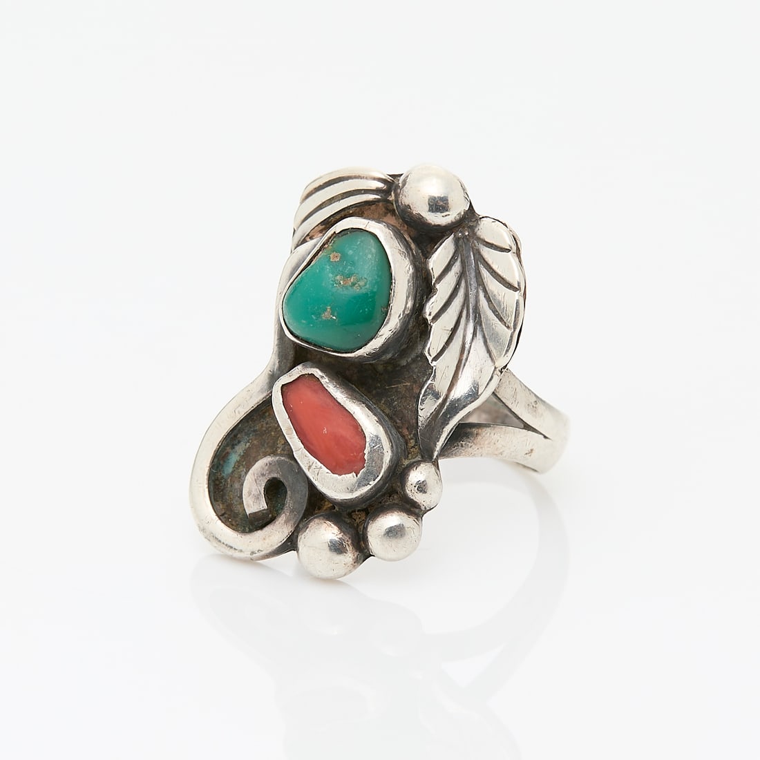 D&J Clark Navajo Silver Ring, Sz 6.25: Silver (likely sterling but unmarked) ring marked D&J Clark - Navajo.