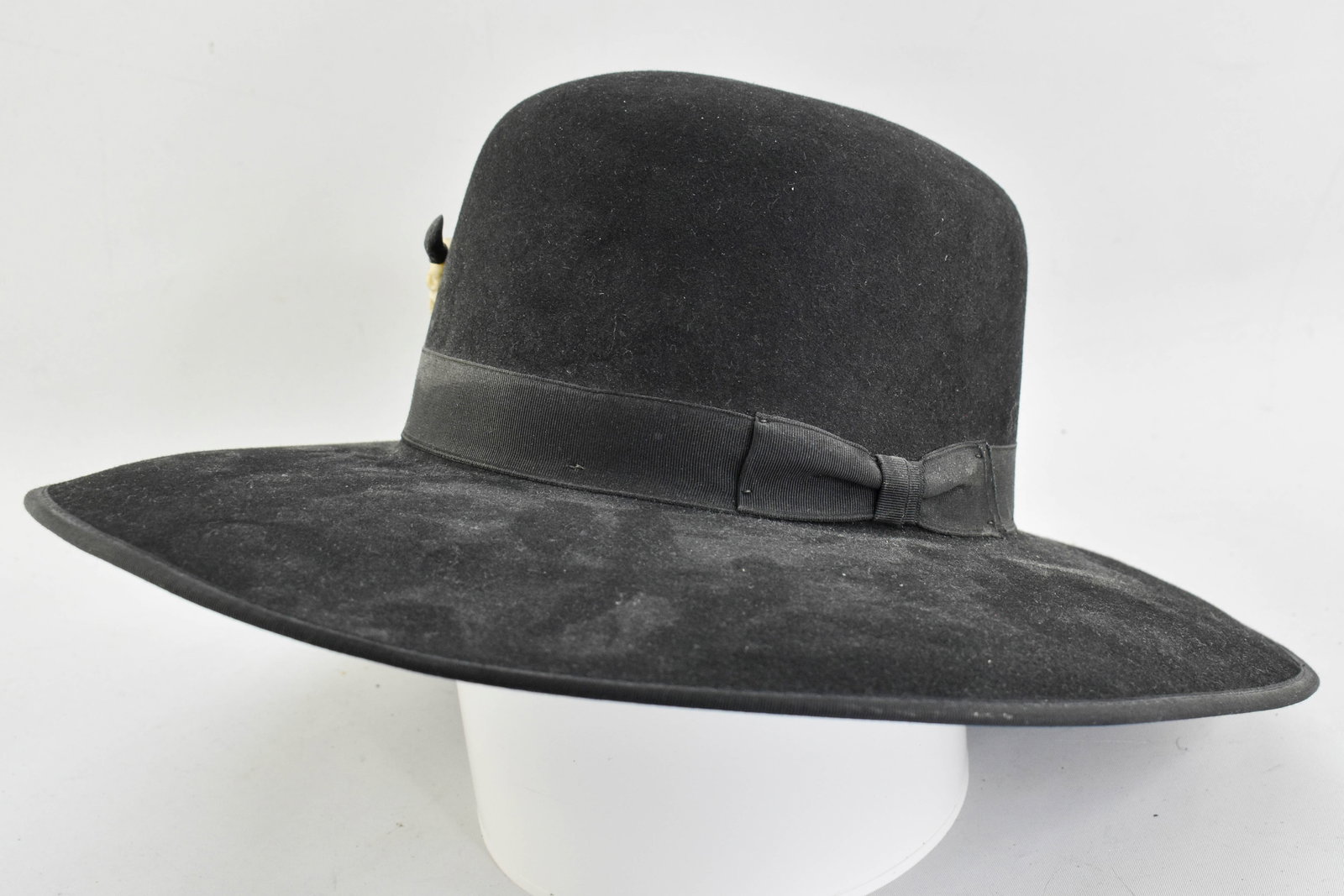 Stetson Old West Collection Austral Black Western Cowboy Hat, Size 7 (1 of 8)