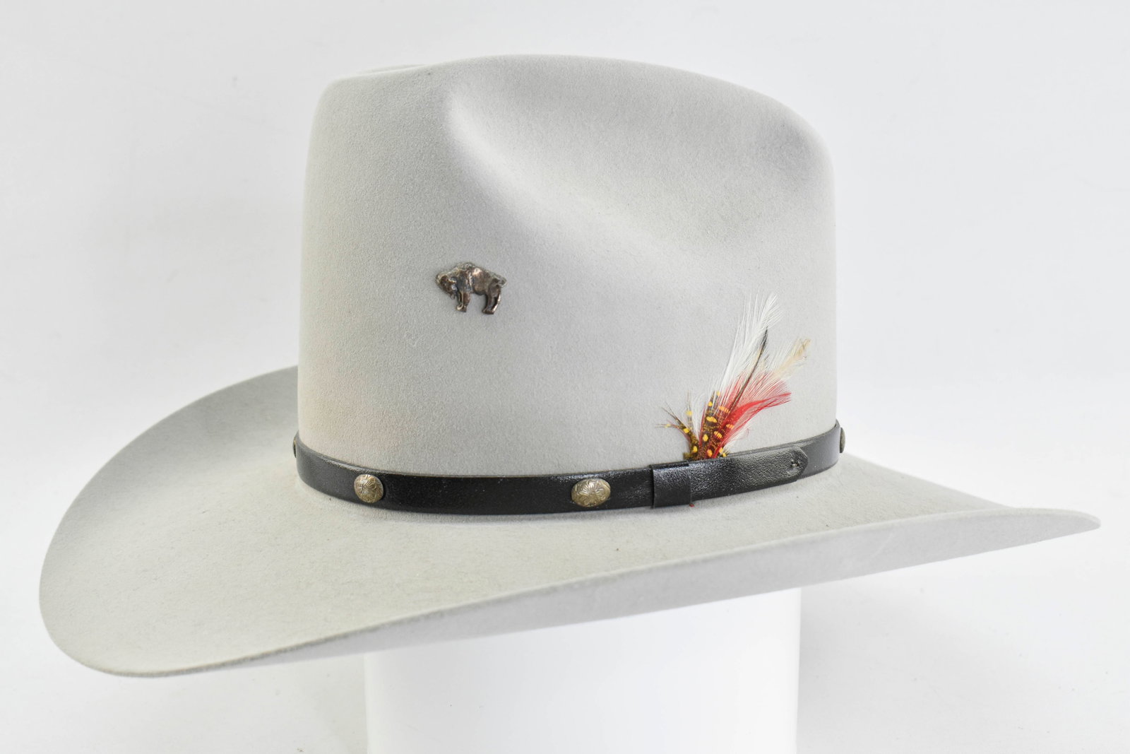 Vintage John B. Stetson Co. Beaver 5X Cowboy Hat (1 of 9)