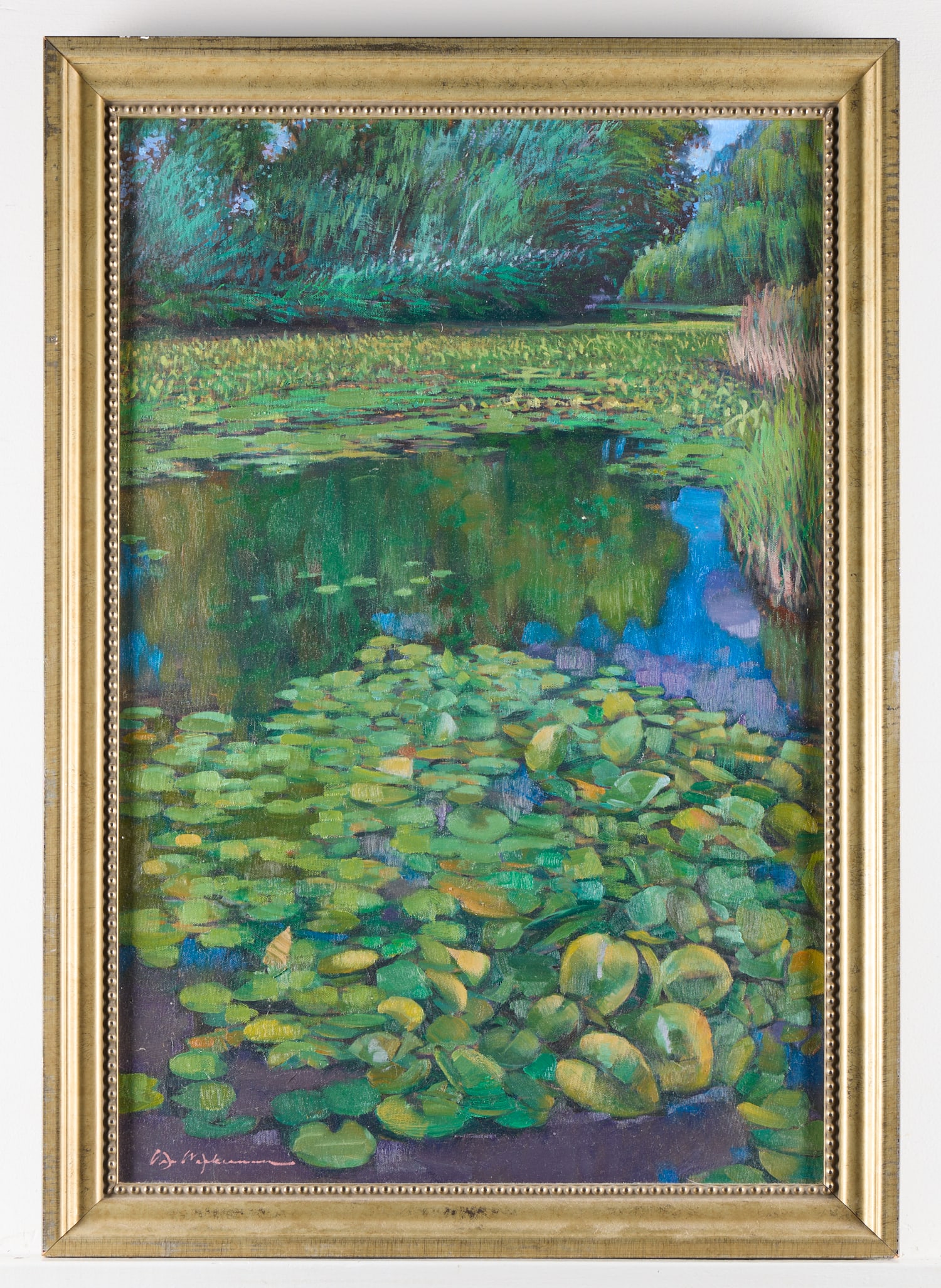 Dan Mackerman Oil Painting of Lillies (1 of 4)