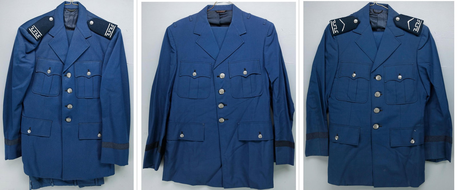 Three U.S. Air Force Blue Uniforms (1 of 13)