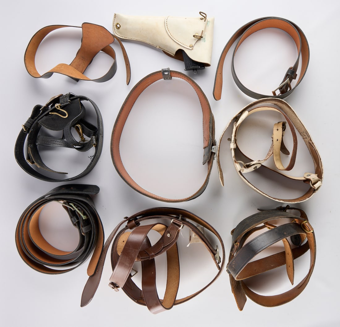 Lrg Grp US WWII Army Uniform Belts (1 of 3)