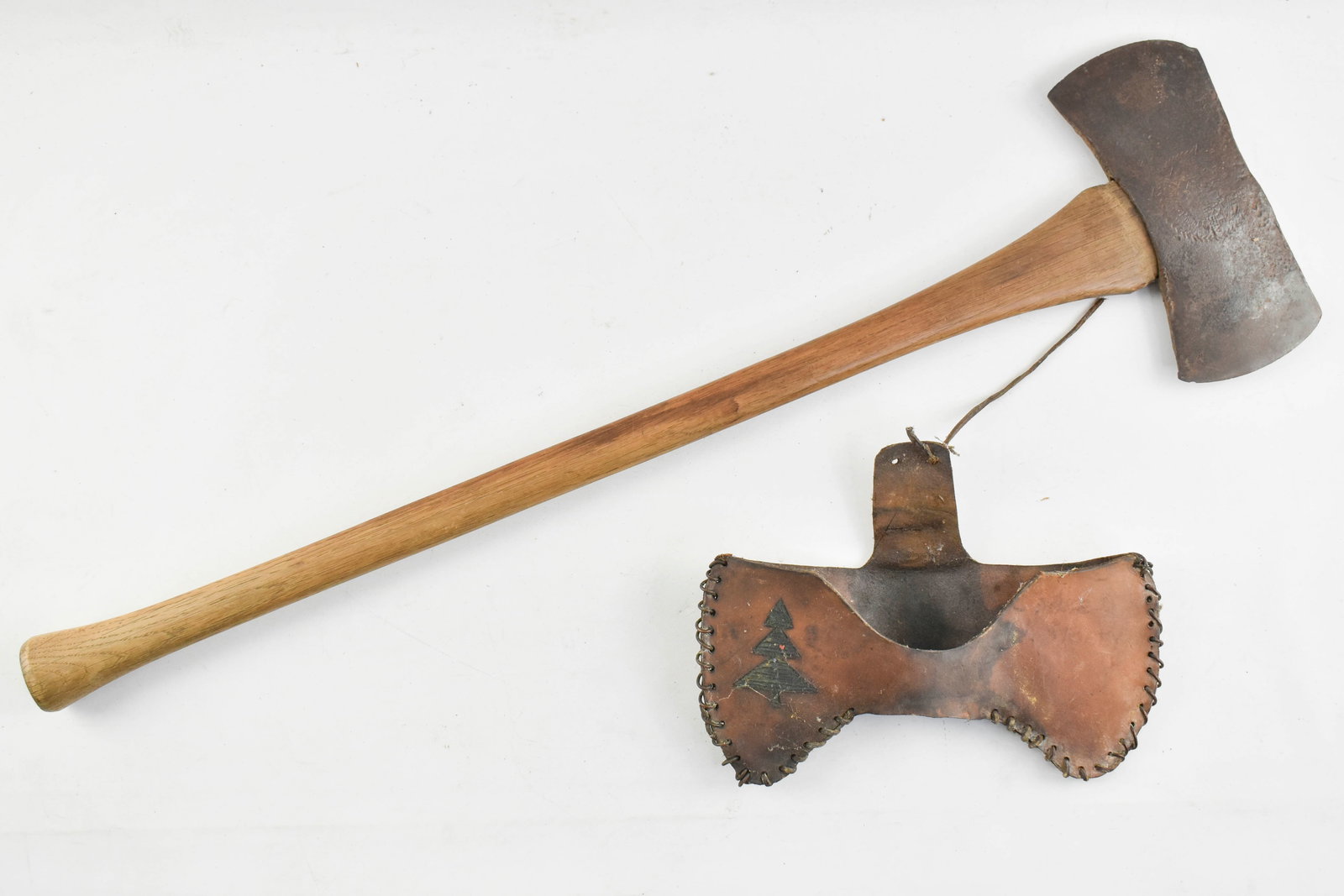 Vintage Woodsman's Double-Bit Axe, Illegibly Marked (1 of 7)
