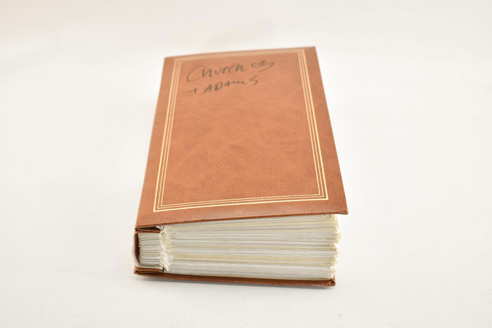 Postcard Collection - Churches, Missions, Cathedrals: Binder of postcards from private collection. Mix of used and unused postcards. Pages of binder fold out. This binder has empty pages.