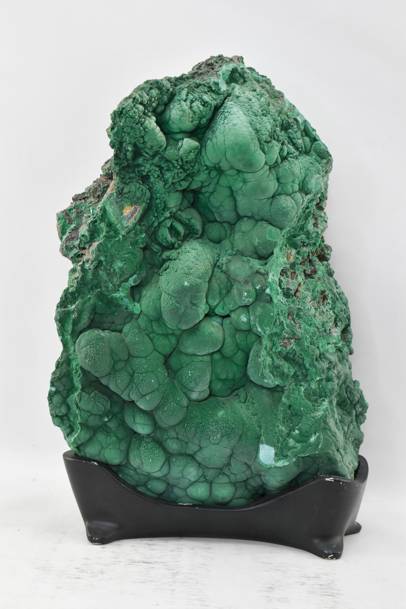 Tall Botryoidal Malachite Specimen (1 of 9)