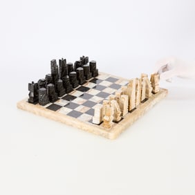 Onyx & Marble Chess Set with Board