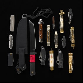 15 Folding Knives & Blades Incl. Spider Co.