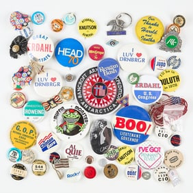 Vintage Campaign & Comm. Buttons & Badges