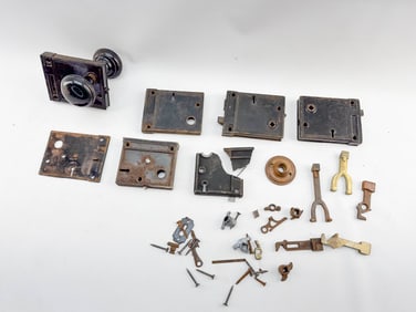 Assorted Vintage Door Hardware
