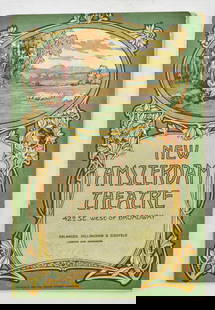1921 Broadway Program for Sally at the New Amsterdam Theatre: Antique program for a performance of Sally at the New Amsterdam Theatre the week of January 10, 1921. Sally starred Marilynn Miller and Leon Errol and was produced by Florenz Ziegfield. It was written