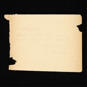 Handwritten Gandhi Note Dec. 31, 1941