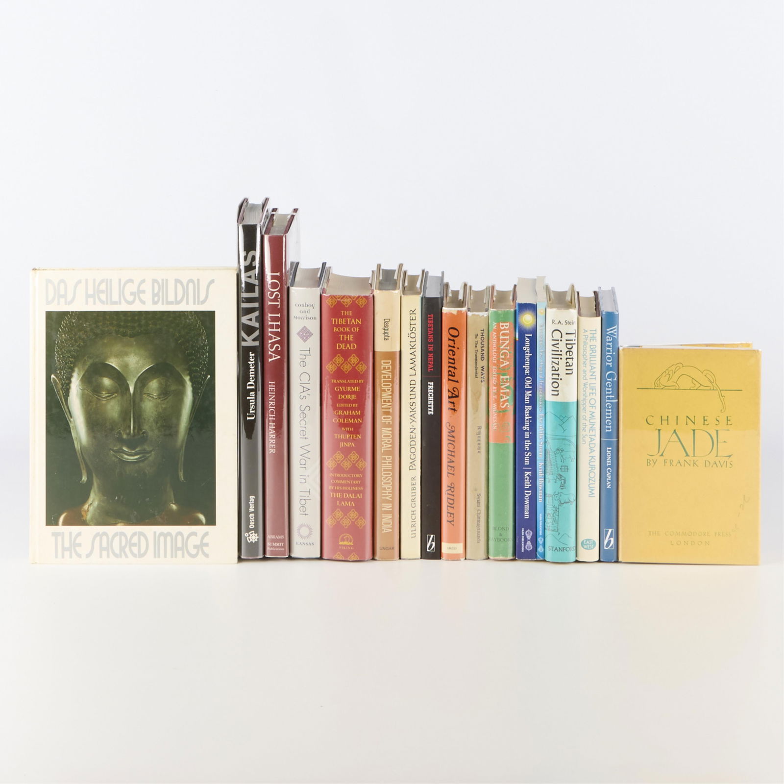 Box of Vintage Books on Tibet and Nepal Culture (1 of 1)