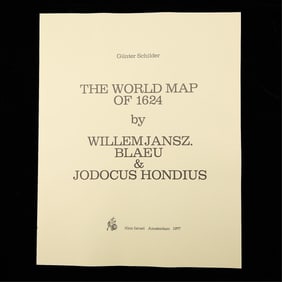 "The World Map of 1624" Book