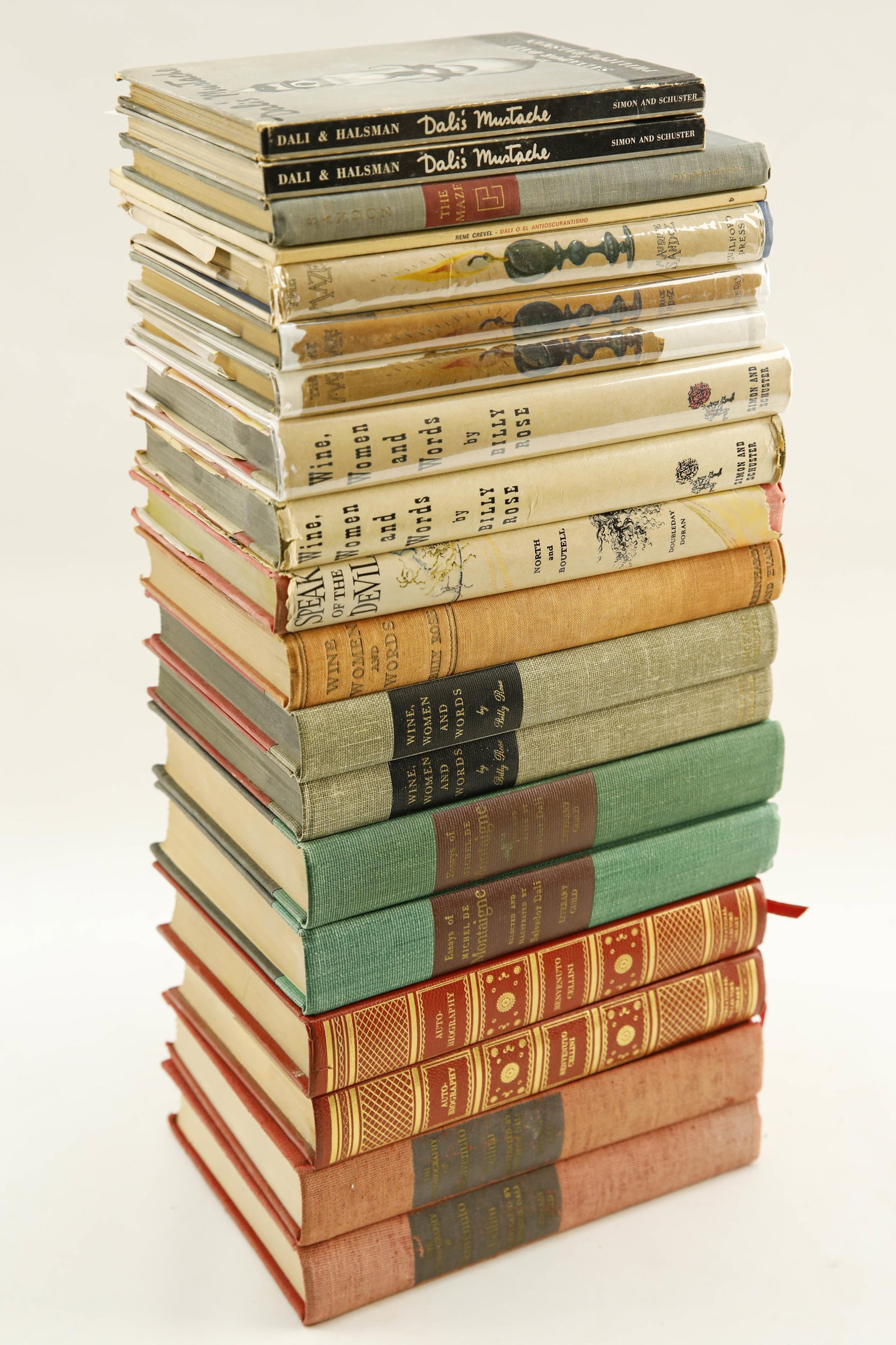 Group Salvador Dali Books (1 of 1)