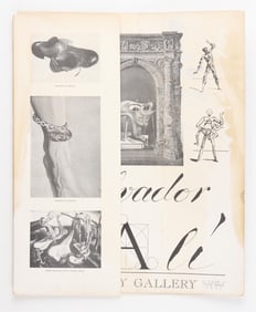 3 Salvador Dali Posters or Ephemera