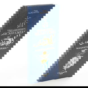 Les 678 Tres Riches Signatures de Salvador Dali, Signature Reference Book: Guide to the Genuine & Original Signatures of Salvador Dali, published by Collector's Club Vienna. Hardcover.8"H x 3.5"W.