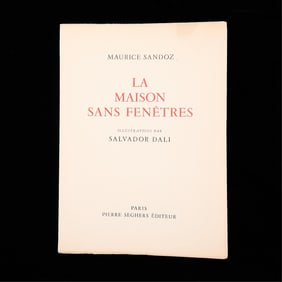 La Maison Sans Fenetres by Maurice Sandoz, Salvador Dali Illustrations, French