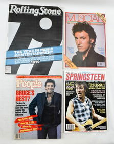 Grp 4 Bruce Springsteen & Music Magazines, 1980's