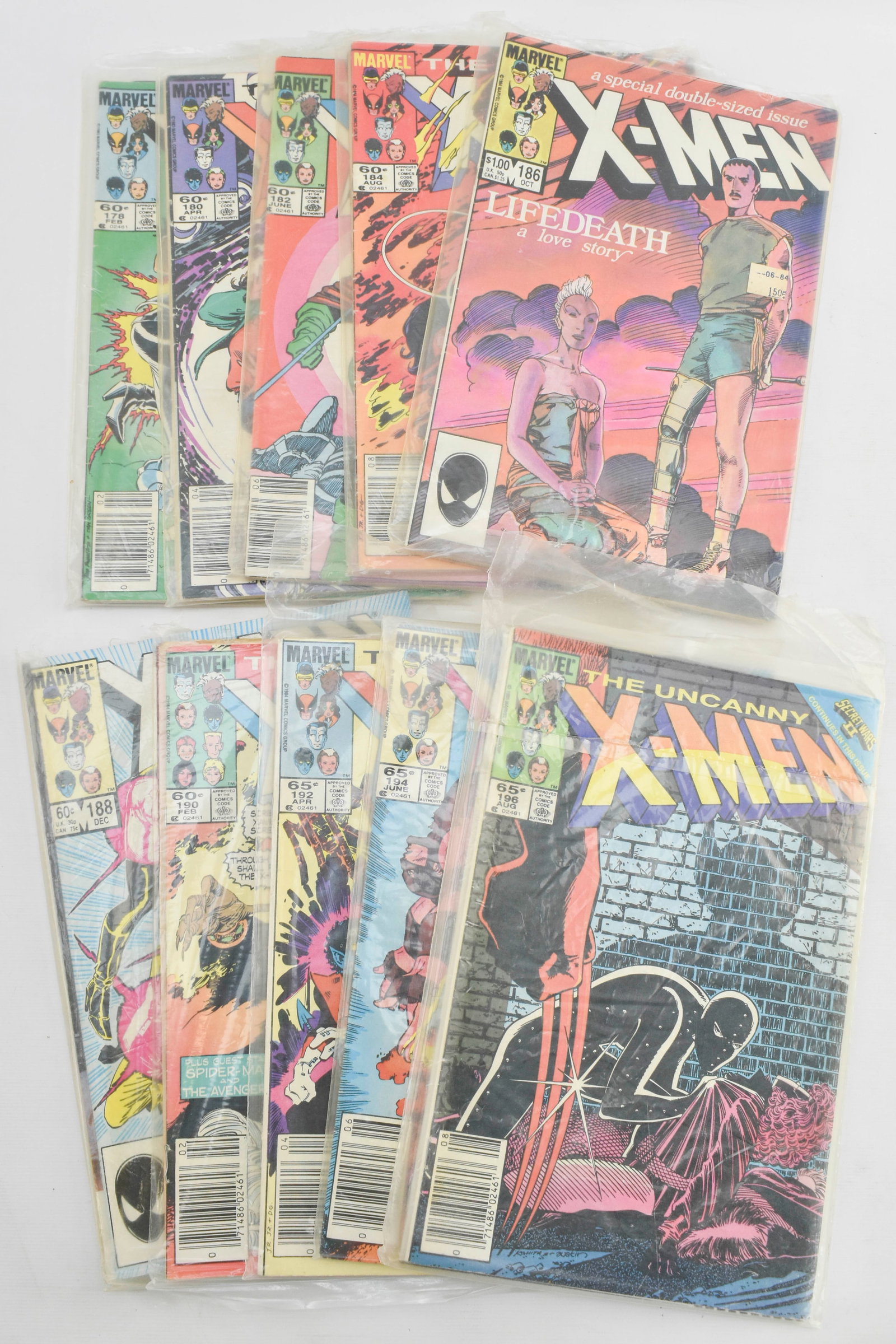 20 Marvel Comics "The Uncanny X-Men", Issues 177-196 (1 of 6)