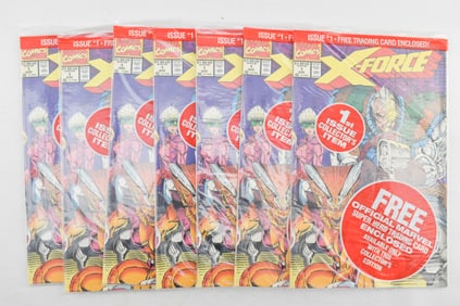 7 Sealed Issues Marvel Comics X-Force #1