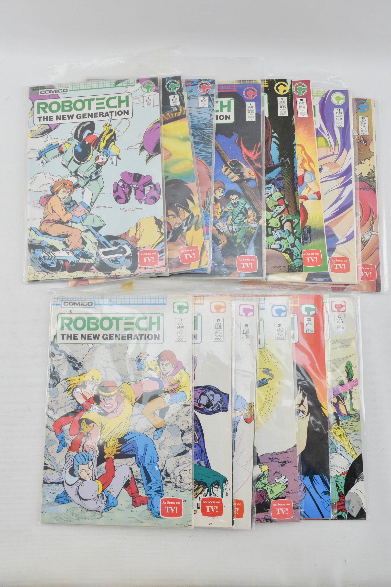Set 25 Comico "Robotech: The New Generation" Comic (1 of 20)