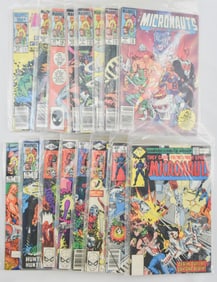 Grp 29 Marvel Micronauts Comics - Bronze/Copper Age