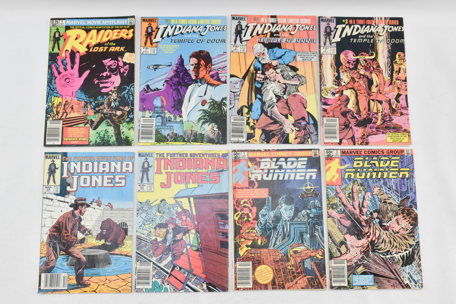 8 Marvel Comics Indiana Jones & Blade Runner (1 of 5)