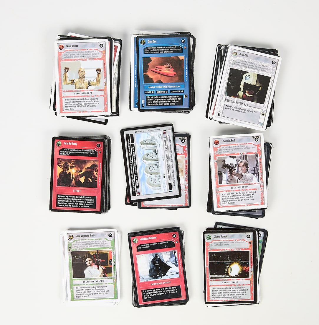 Group Collectible Star Wars Trading Cards (1 of 2)