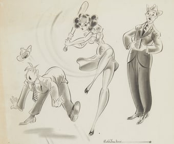 Robert Tucker Nifty Gags Comic Drawing
