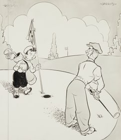 Garrity Golfing Cartoon for Nifty Gags-Comics