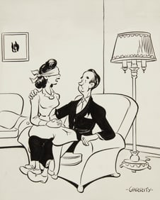 Martin E. Garrity Original Comic Book Drawing