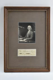 David Rittenhouse Cut Signature, First Director of U.S. Mint