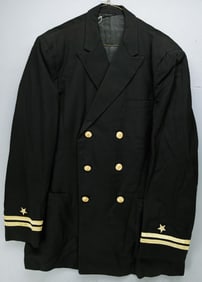 U.S. Navy Dress Black Double Breasted Jacket