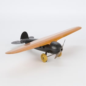 Vintage Wyandotte Pressed-Metal Airplane