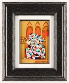 >>> Anatole Krasnyansky Abstract Serigraph A.P. 15/100