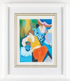 Itzchak Tarkay "Quiet Afternoon" Print