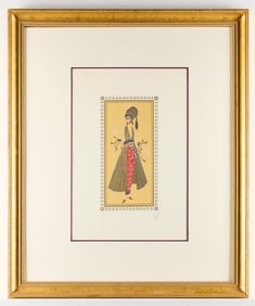 Erte Lithograph, Scheherezade Suite