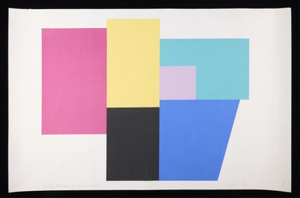 Peter Busa "Signal" Print 1978