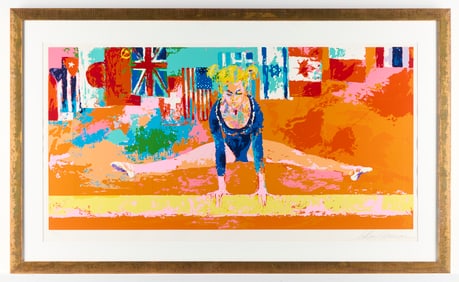 LeRoy Neiman Olympic Gymnast Serigraph