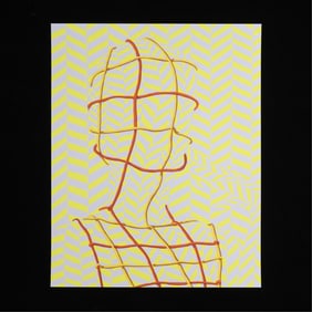 Sascha Braunig "Big Nets" Silkscreen 2013