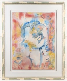 Signed Elizabeth M. Becker Watercolor Painting