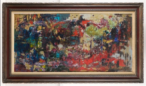 Kay (Kathryn) Hermann Dyer Abstract Painting