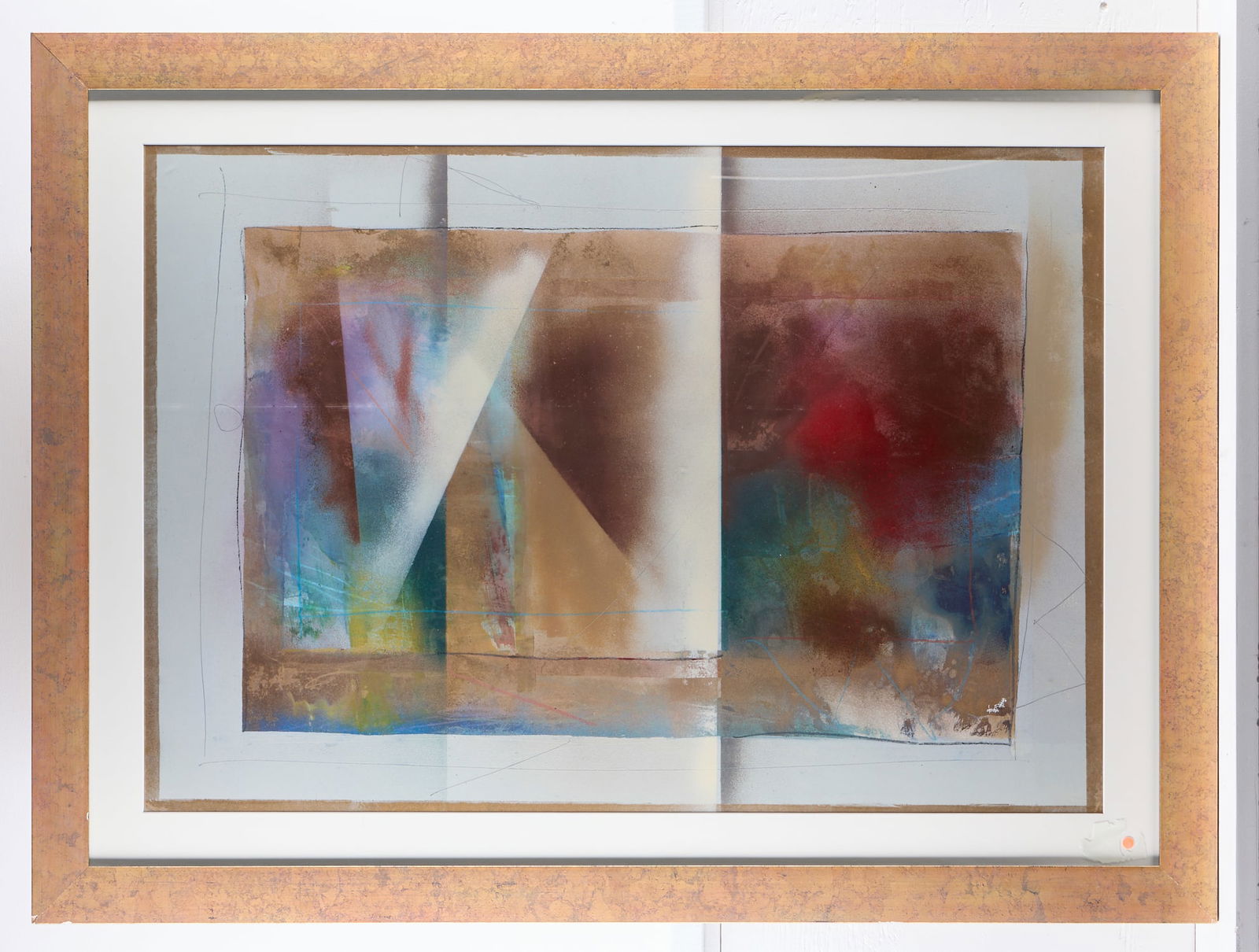 Dennis Frings Abstract Painting on Paper (1 of 4)